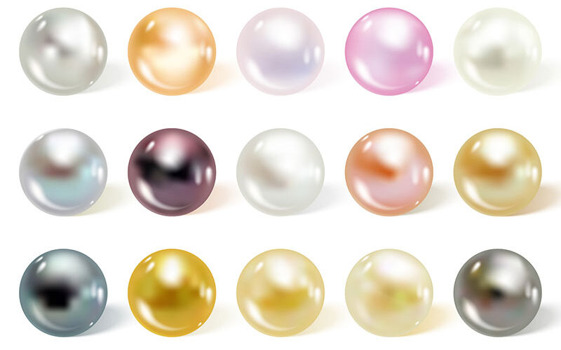 白だけじゃない！パールの魅力を引き立てる多彩なカラーバリエーション